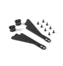 GRAPHITE CHASSIS SIDE GUARD BRACE - STIFF (2) - 321267 - XRAY