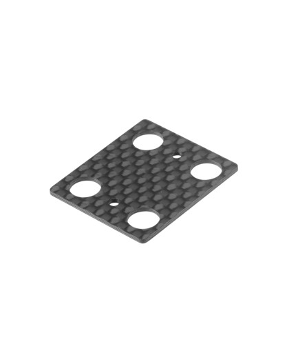 Plaque carbone pour support de triangle avant 1mm - XRAY - 322309