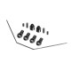 XB2 Set barre anti-roulis arrière 1.0mm - XRAY - 323400