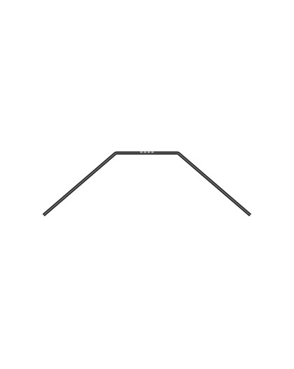XB2 Barre anti-roulis arrière - Courte - 1.4mm - XRAY - 323494