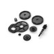 SHORT 2-PAD SLIPPER CLUTCH SET - SHOCKS IN FRONT - 324000 - XRAY