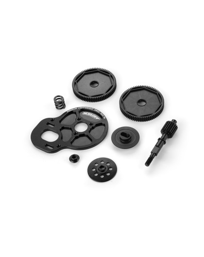 SHORT 2-PAD SLIPPER CLUTCH SET - SHOCKS IN FRONT - 324000 - XRAY