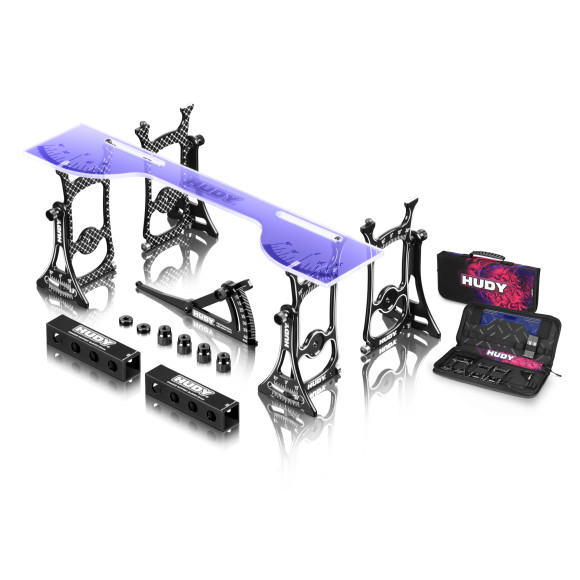 Set-Up Station & Set-Up Tools + Bag For 1/10 Off-Road - HUDY - 108951