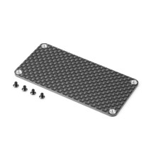 GRAPHITE PLATE FOR ELECTRONICS 1-PIECE CHASSIS - SET - XRAY - 326149