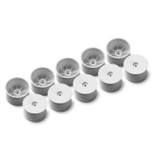 Jantes AR 12mm 2WD-4WD blanches - IFMAR - HARD (10) - XRAY - 329901-H