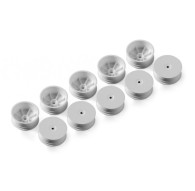 2WD FRONT WHEEL WITH 12MM HEX - WHITE - HARD (10) - XRAY - 329900-H