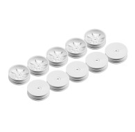 2WD FRONT SLIM WHEEL NARROW OFFSET - WHITE (10) - XRAY - 329904-M