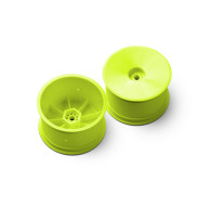 2WD/4WD REAR WHEEL 12MM HEX - YELLOW - HARD (2) - XRAY - 329913-Y