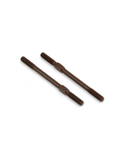 ADJ. TURNBUCKLE L/R 45 MM - HUDY SPRING STEEL™ (2) - 332610 - XRAY