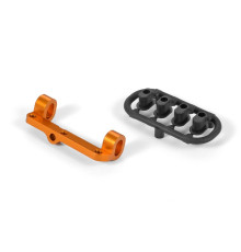 ALU UPPER ARM HOLDER - SWISS 7075 T6 - SET - LEFT - 332741 - XRAY