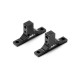 ALU UPPER CLAMP REAR - BLACK - SWISS 7075 T6 - (L+R) - XRAY - 333039