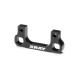 ALU REAR LOWER 1-PIECE SUSPENSION HOLDER - BLACK - RR - XRAY - 333722