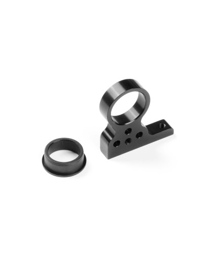 Support boite de vitesse alu - Noir - XRAY - 334025