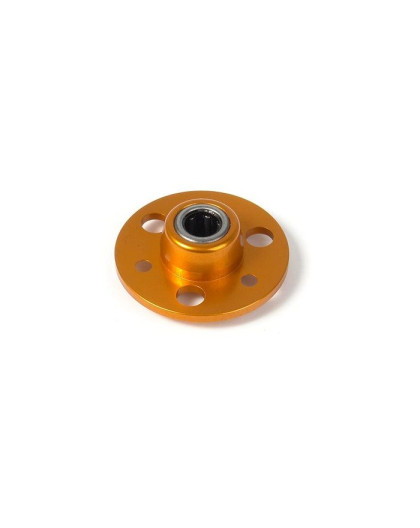DRIVE FLANGE WITH ONE-WAY BEARING - ALU 7075 T6 - ORANGE - 335530-O -