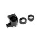 ALU FRONT MIDDLE SHAFT HOLDER - BLACK - SET - XRAY - 335724
