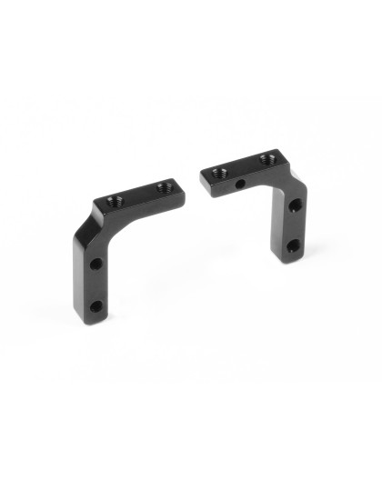 ALU STEERING SERVO MOUNT - BLACK - SWISS 7075 T6 (2) - XRAY - 336131