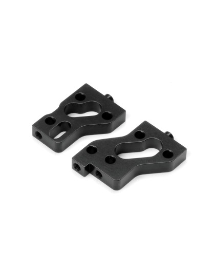 ALU RADIO PLATE MOUNTS - BLACK - SWISS 7075 T6 (L+R) - XRAY - 336233