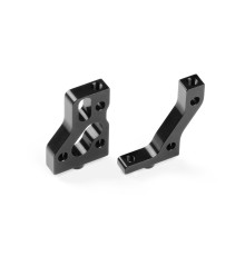 ALU RADIO PLATE MOUNTS - BLACK - SWISS 7075 T6 (L+R) - XRAY - 336234