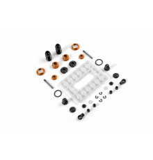 ALU SHOCK ABSORBER-SET - ORANGE (2) - 338001-O - XRAY
