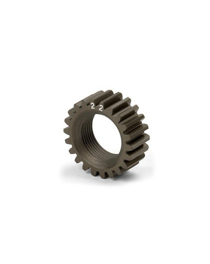 XCA ALU 7075 T6 HARDCOATED PINION GEAR - 22T (2ND) - 338522 - XRAY