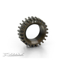 XCA ALU 7075 T6 HARDCOATED PINION GEAR - 24T (2ND) - 338524 - XRAY