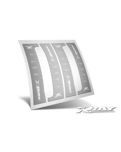 FUEL LEVEL INDICATOR STICKER (4) - 338690 - XRAY