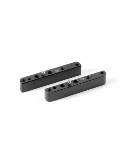 ALU ENGINE MOUNTS - LOWER - V2 (2) - 338710 - XRAY