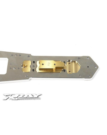 BRASS CHASSIS WEIGHT FRONT 20g - 341184 - XRAY