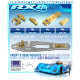 BRASS CHASSIS WEIGHT FRONT 20g - 341184 - XRAY