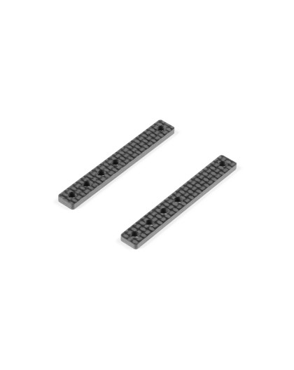 X8 GRAPHITE FRONT CHASSIS BRACE (2) - XRAY - 341190