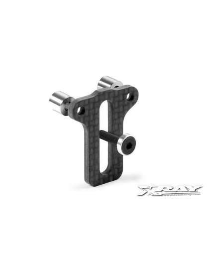 GRAPHITE REAR BODY CENTERING PLATE - SET - 341381 - XRAY