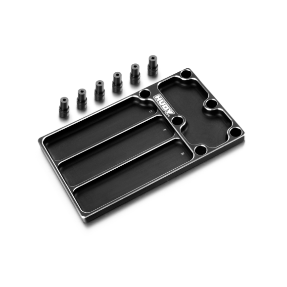 Hudy Alu Tray For 1/8 Off-Road Diff Assembly - HUDY - 109841
