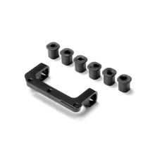 ALU UPPER ARM HOLDER RIGHT - SWISS 7075 T6 - SET - XRAY - 342033