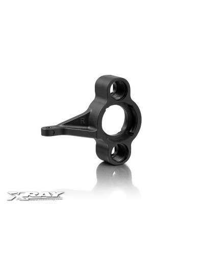 COMPOSITE STEERING BLOCK -1° KINGPIN RIGHT - 342212 - XRAY