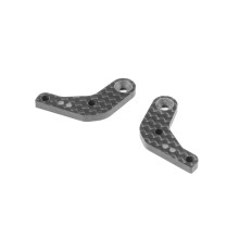 CARBON EXTENSION FOR STEERING BLOCK - 2-DOT (L+R) - XRAY - 342294