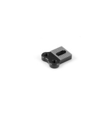 ALU ADJ. UPPER SERVO SAVER ARM PLATE NARROW BLACK - XRAY - 342512-K