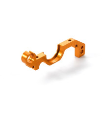 ALU LOWER BULKHEAD REAR - SWISS 7075 T6 - LEFT - 343025 - XRAY