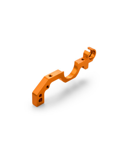 ALU LOWER BULKHEAD REAR - SWISS 7075 T6 - LEFT - 343026 - XRAY