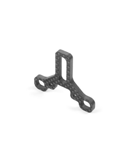 CARBON REAR UPPER ARM HOLDER & BODY MOUNT GUIDE - XRAY - 343046