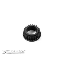COMPOSITE FRONT ONE-WAY AXLE PULLEY 24T - 345024 - XRAY
