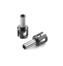 FRONT ONE-WAY AXLE OUTDRIVE ADAPTER 27MM - LIGHT (2) - XRAY - 345072