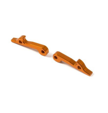 ALU REAR WHEEL LOCK - SWISS 7075 T6 - ORANGE (2) - 345360-O - XRAY