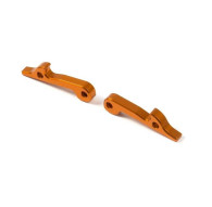 ALU REAR WHEEL LOCK - SWISS 7075 T6 - ORANGE (2) - 345360-O - XRAY