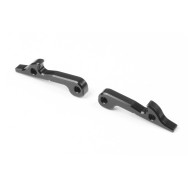 ALU REAR WHEEL LOCK - SWISS 7075 T6 - BLACK (2) - XRAY - 345360-K