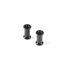X8 ALU MOUNT 12MM - BLACK - SWISS 7075 T6 (2) - XRAY - 346313