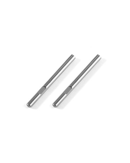REAR UPPER INNER PIVOT PIN WITH FLAT SPOT (2) - 347322 - XRAY