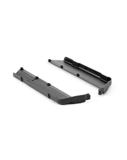 XB8 CHASSIS SIDE GUARDS L+R W/OUT RIB - 351158 - XRAY