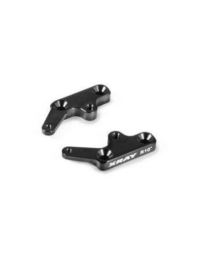 XB8 ALU STEERING KINGPIN PLATE - SWISS 7075 T6 - 10° (L+R) - 352235 -