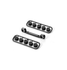 XB8 ALU FRONT UPPER ARM HOLDER (6MM) - SWISS 7075 T6 - 352333 - XRAY