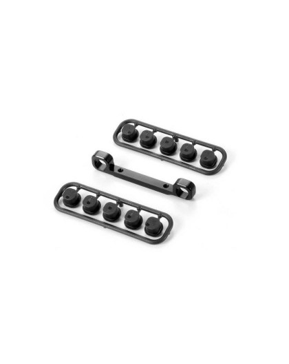 XB8 ALU FRONT UPPER ARM HOLDER (6MM) - SWISS 7075 T6 - 352333 - XRAY